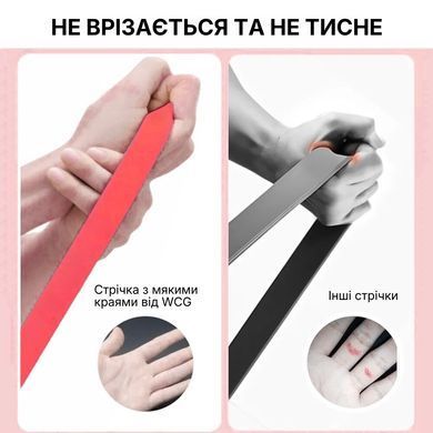 Комплект фитнес-резинок WCG PowerStrip (4 шт.) &mdash; Резиновые петли / эспандеры для тренировок и подтягиваний