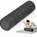 Масажний ролик WCG K3 Premium Foam Roller 42 см, чорний, 3D рельєф, EVA, до 200 кг