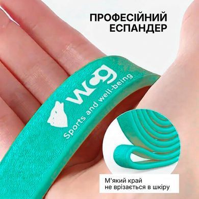 Фитнес-резинка WCG PowerStrip Level 1 (7 - 13 кг) &mdash; Резиновая петля / эспандер для тренировок и подтягиваний