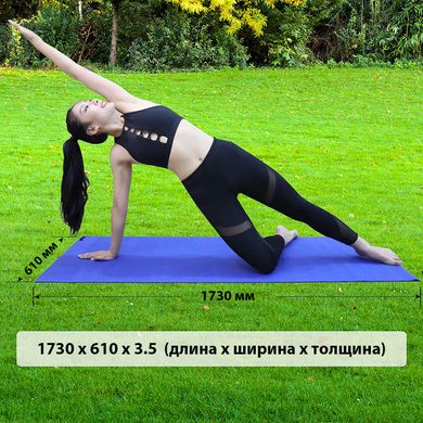 Коврик для йоги и фитнеса (йога мат) WCG M6 зеленый