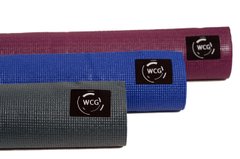 Коврик для йоги и фитнеса (йога мат) WCG M6 Синий