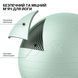 Мяч для фитнеса WCG Balance Pro 65 см Anti-Burst до 500 кг с насосом, фитбол для йоги, пилатеса и беременных, светло-зеленый