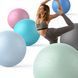 Мяч для фитнеса WCG Balance Pro 65 см Anti-Burst до 500 кг с насосом, фитбол для йоги, пилатеса и беременных, светло-зеленый