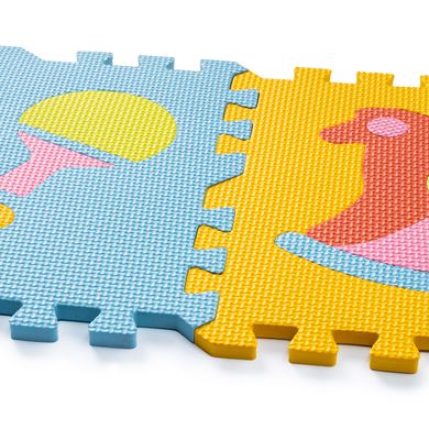 Детский коврик-пазл с бортиками Toys 30x30 WCG EVA - 25 частей