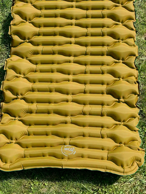 Великий надувний карімат похідний, туристичний WCG для кемпінгу (жовтий), Жовтий