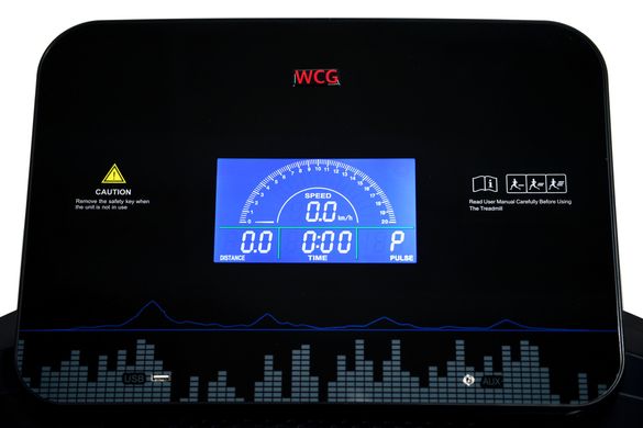 Бігова доріжка електрична WCG-HS086M + Гантелі + Масажер Безкоштовна доставка