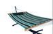 Гамак із планкою Siesta Green XXL 200х150 WCG Стьобана тканина + подушка