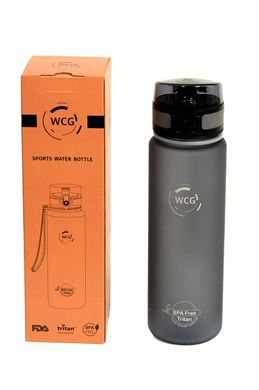 Спортивная Бутылка для воды WCG Grey 0.5 л
