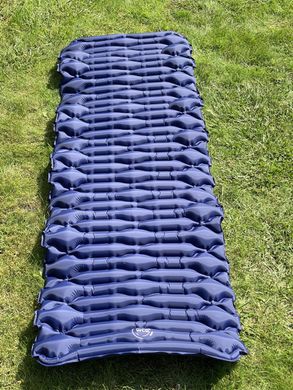 Великий надувний карімат похідний, туристичний WCG для кемпінгу (синій)